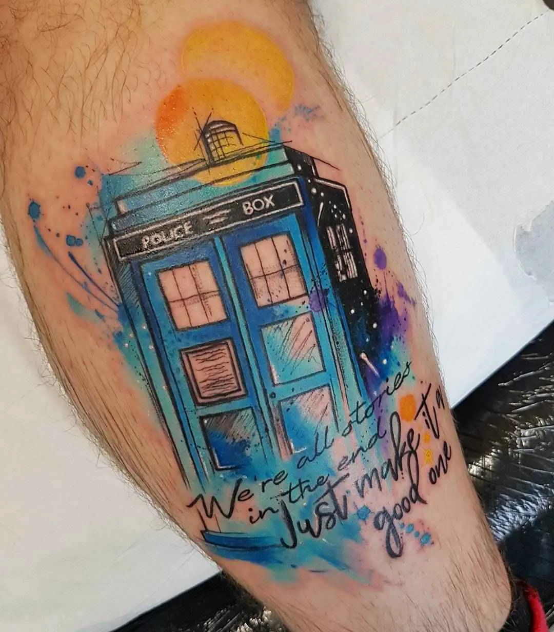 Tattoo artist Josie Sexton authors style sketch watercolor tattoo | UK