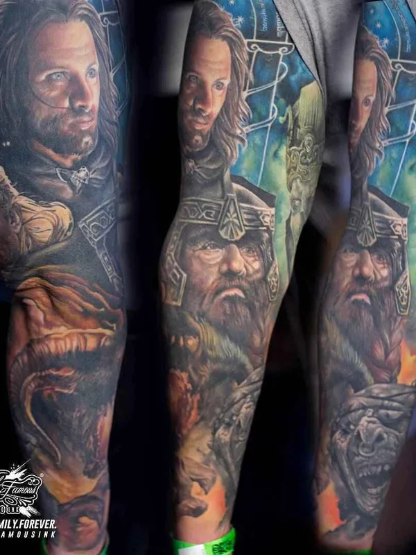 color realism Tatuaggio su full sleeve #16492 | Tatuatore Sarah Miller