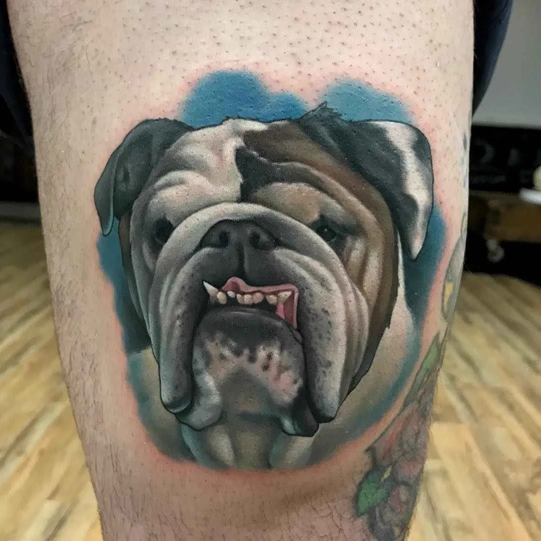 Tattoo artist Aaron Springs , bright color new school tattoos, authors style | USA