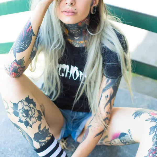 Tatuaggio #16451 | Modello di tatuaggi Slim Suicide