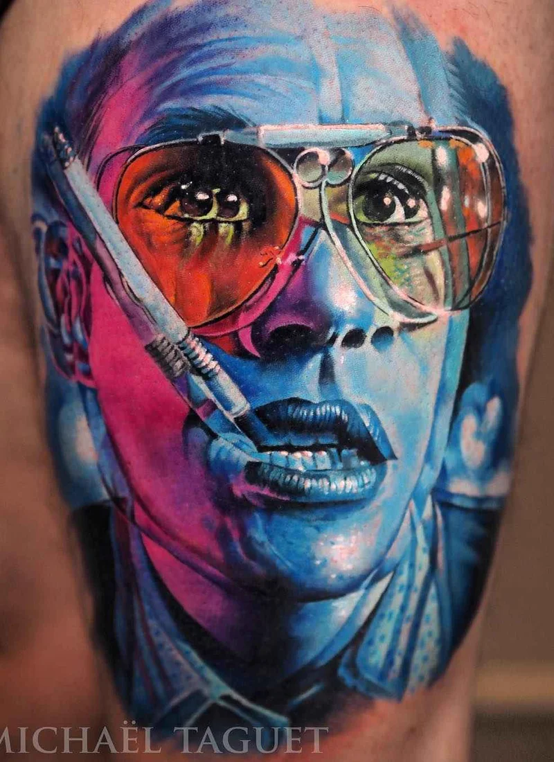 Awesome realistic tattoo by Michael Taguet