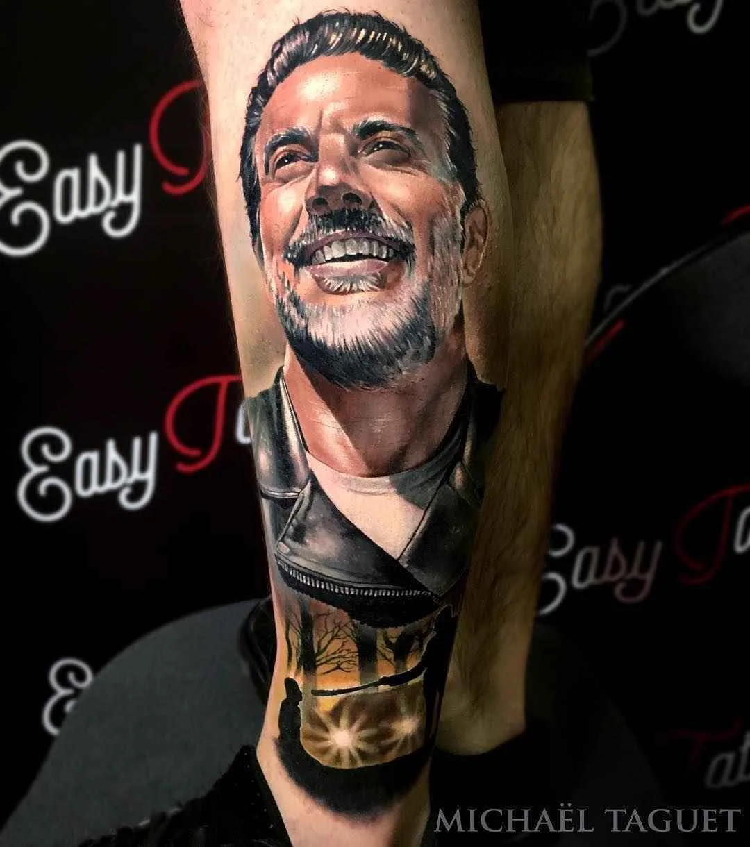 Tattoo artist Michael Taguet authors tattoos in color and black&grey realism | France