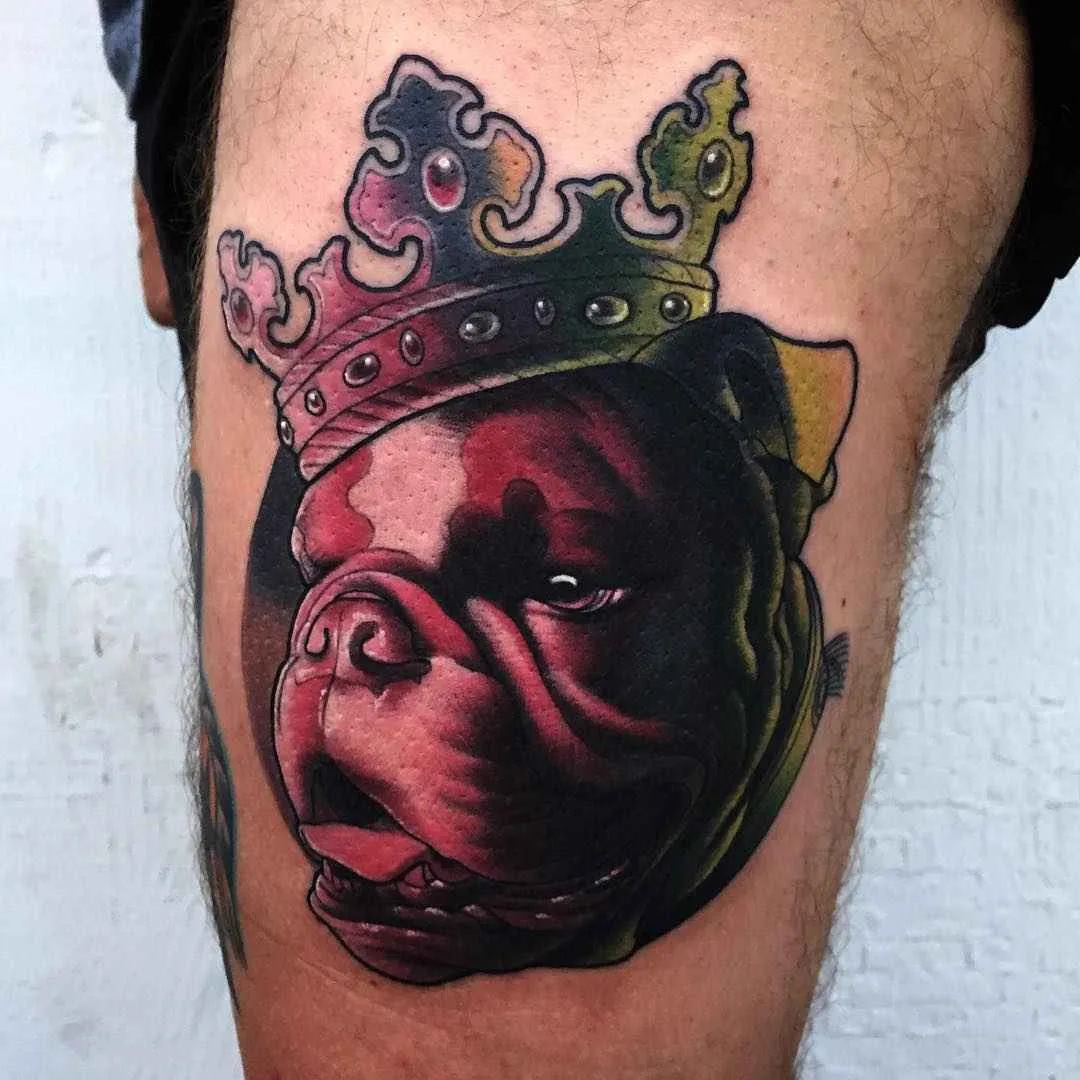 Tattoo artista Mike Stockings tattoo animale in stile neo tradizionale colore in stile autore | UK