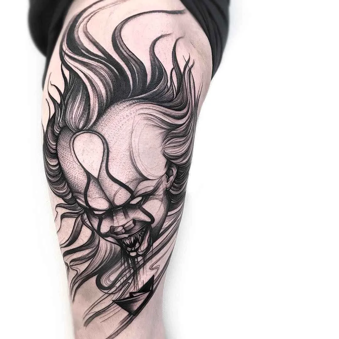 Tattoo artist Frank Carrilho authors Chaotic Blackwork tattoo | Portugal