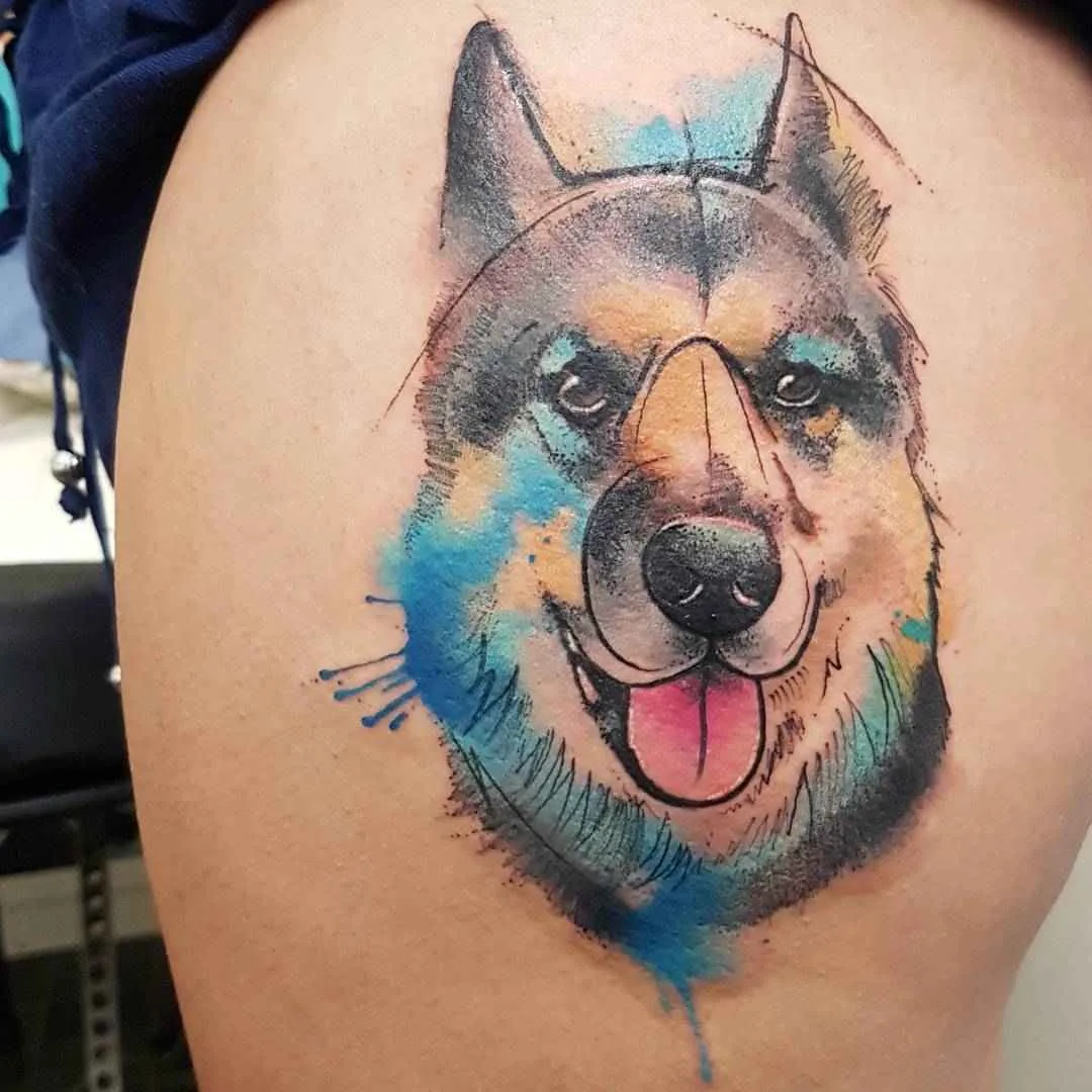 Tattoo artist Josie Sexton authors style sketch watercolor tattoo | UK