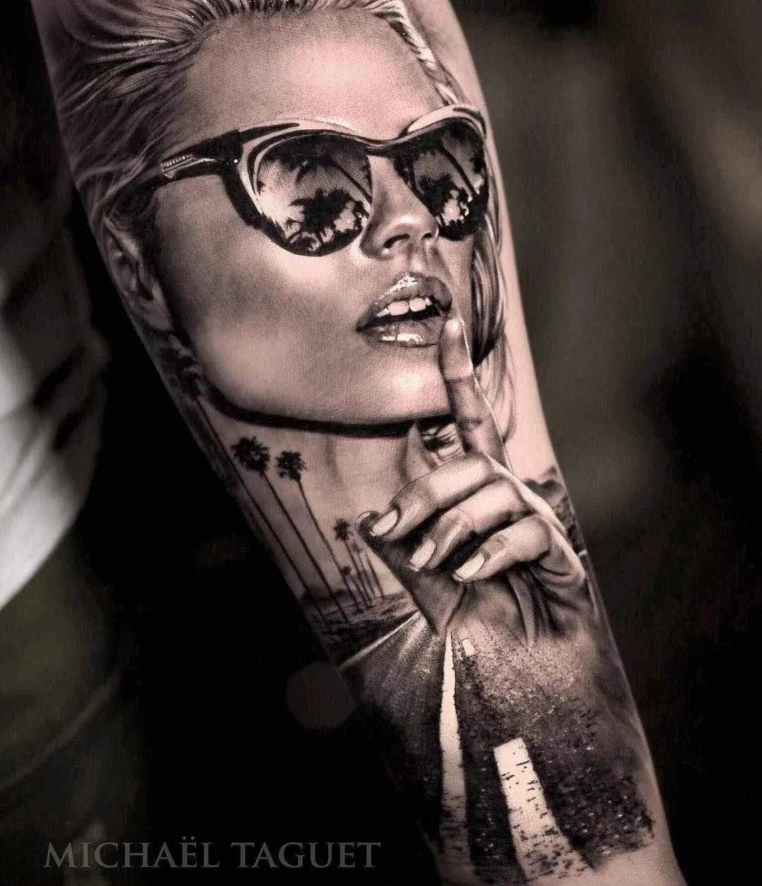 Tattoo artist Michael Taguet authors tattoos in color and black&grey realism | France