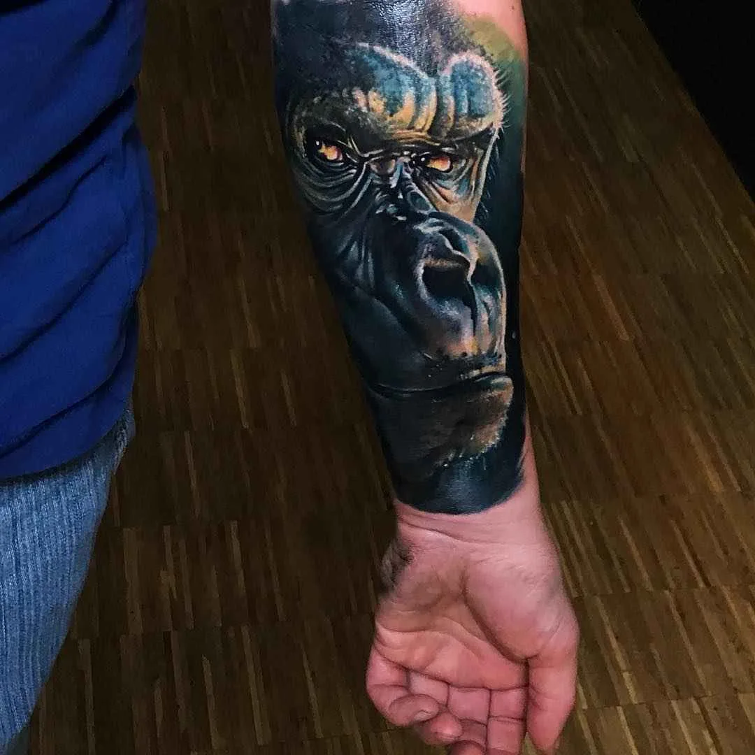 Tattoo artist Goran Micic color realistic tattoo | Macedonia