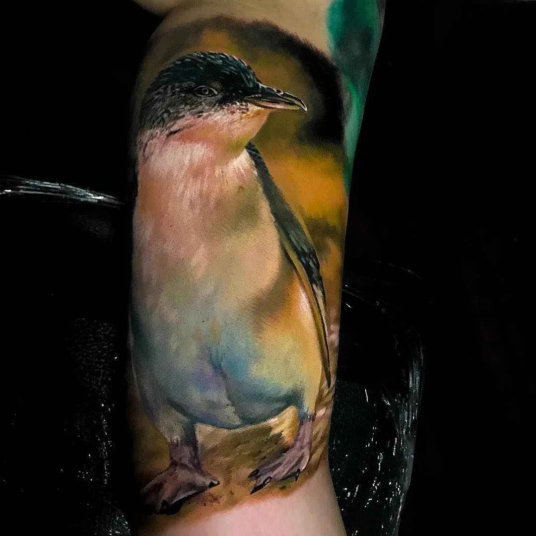 Tatuador Damon Holleis , tatuagem de figura em cores e preto e cinza realista | Sydney, Austrália