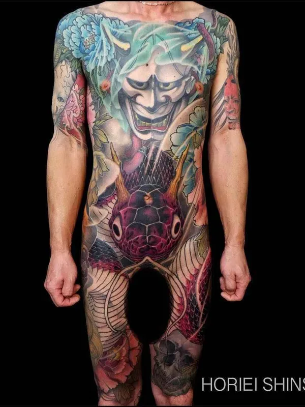 male color japanese Tatuaggio su full body #16418 | Tatuatore Horiei Shinshu