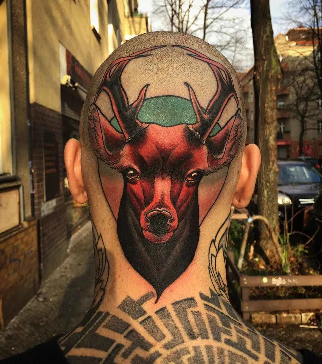 Tattoo artista Mike Stockings tattoo animale in stile neo tradizionale colore in stile autore | UK