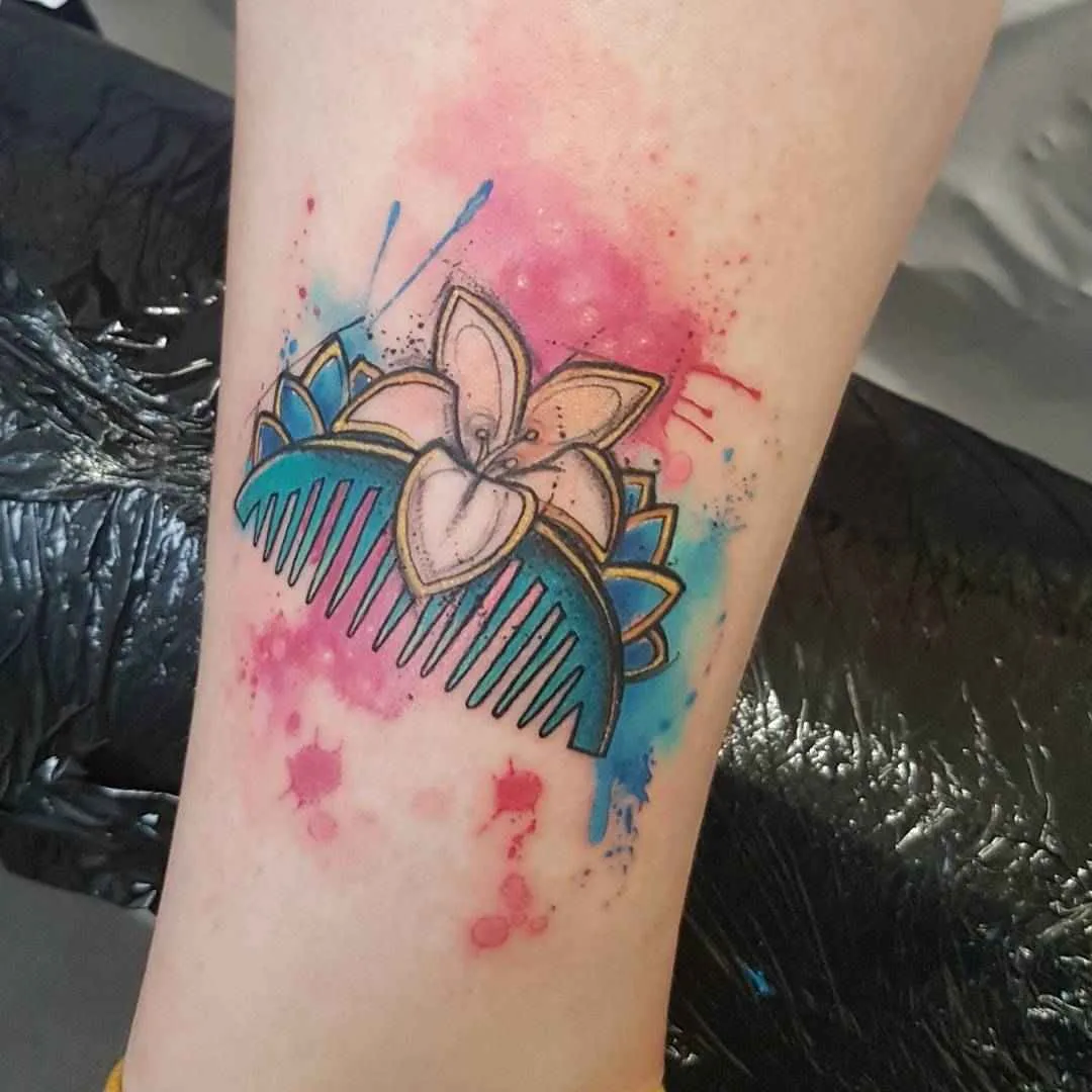 Tattoo artist Josie Sexton authors style sketch watercolor tattoo | UK