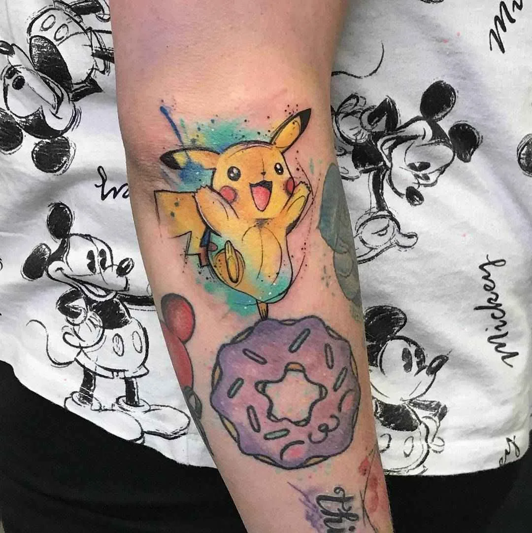 Tattoo artist Josie Sexton authors style sketch watercolor tattoo | UK