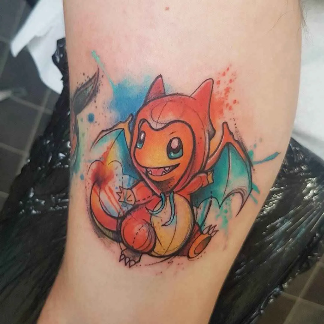 Tattoo artist Josie Sexton authors style sketch watercolor tattoo | UK