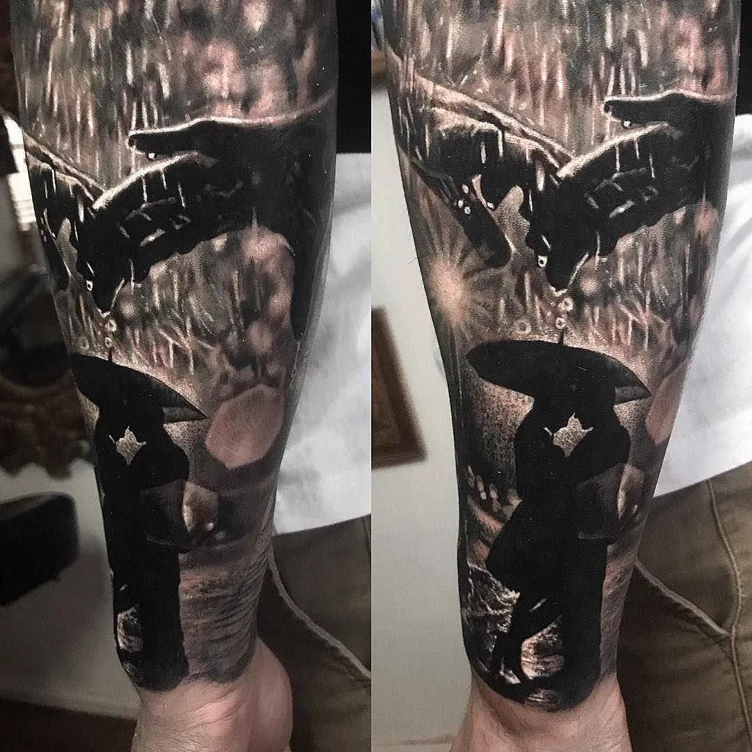 Tatuador Damon Holleis , tatuagem de figura em cores e preto e cinza realista | Sydney, Austrália