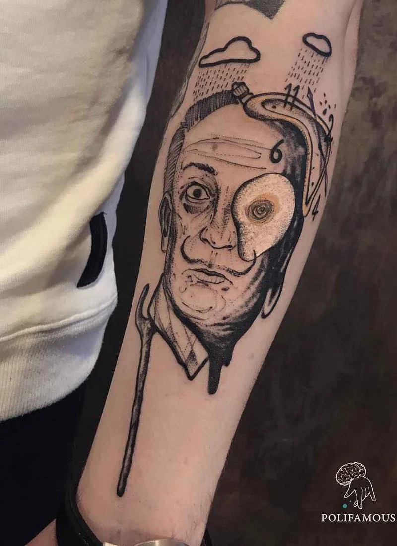 Tatuaggio surreale nero da Conio