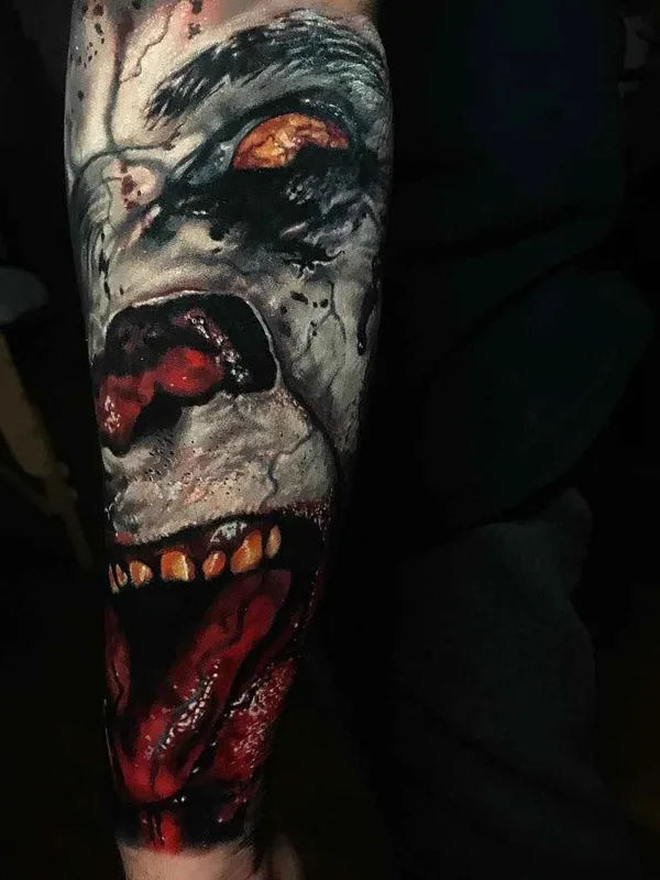 color realism 纹身 在 forearm #16717 | 纹身师 Damon Holleis