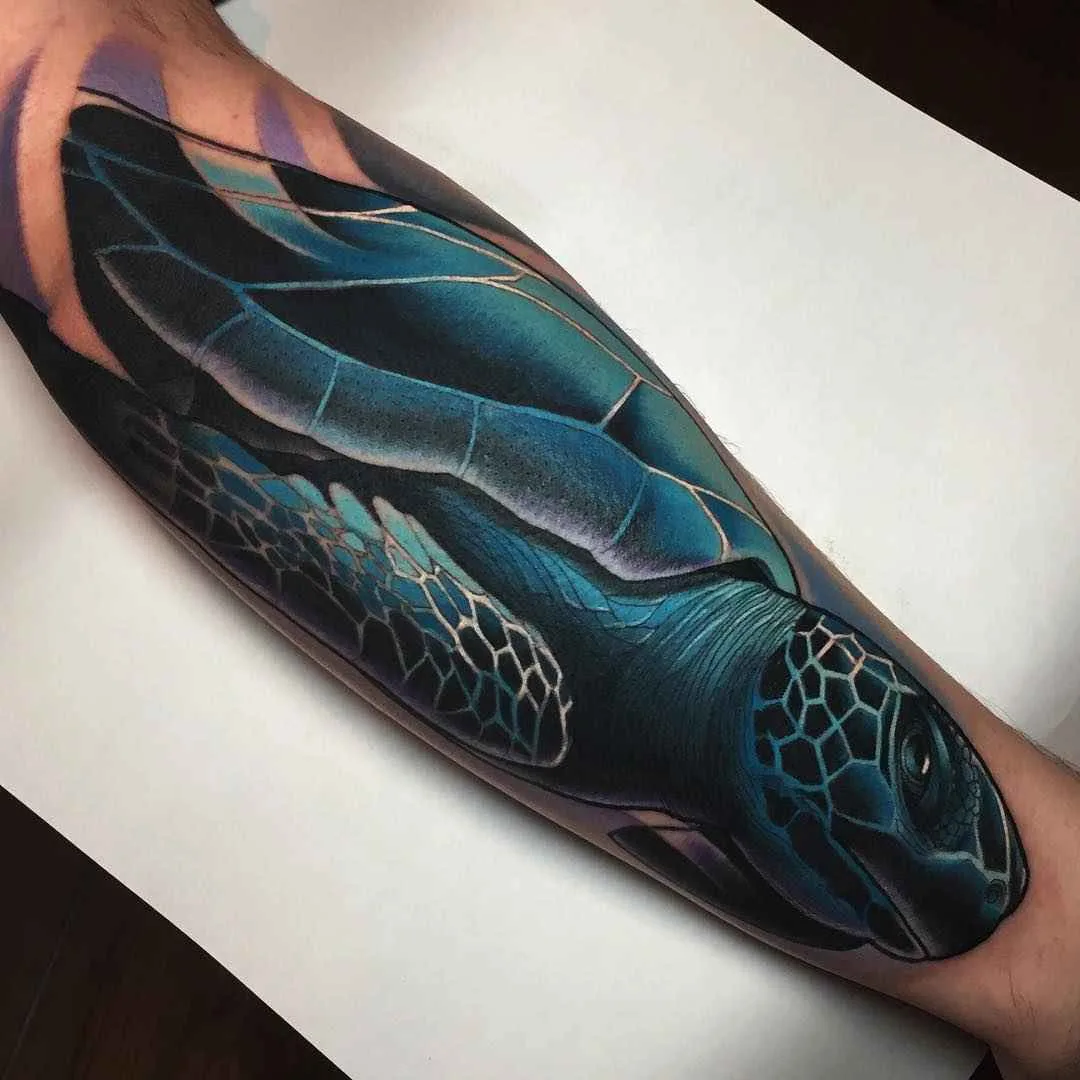 Tattoo artista Mike Stockings tattoo animale in stile neo tradizionale colore in stile autore | UK