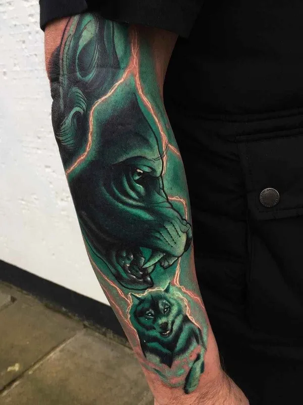 color realism 타투 부위 full sleeve #16779 | 타투이스트 Mike Stockings