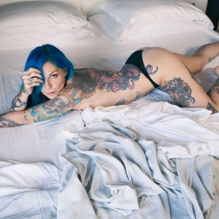 🔥 Горячие фото, портфолио модели  #16746 Тату модель Riae