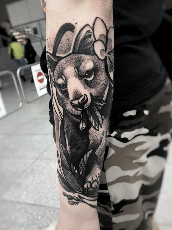black and grey black and grey Tatuagem em forearm #27784 | Tatuador Aleksandra Kozubska