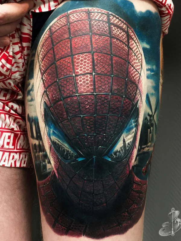 color realism Tatuagem em thigh #27842 | Tatuador Sergey Butenko