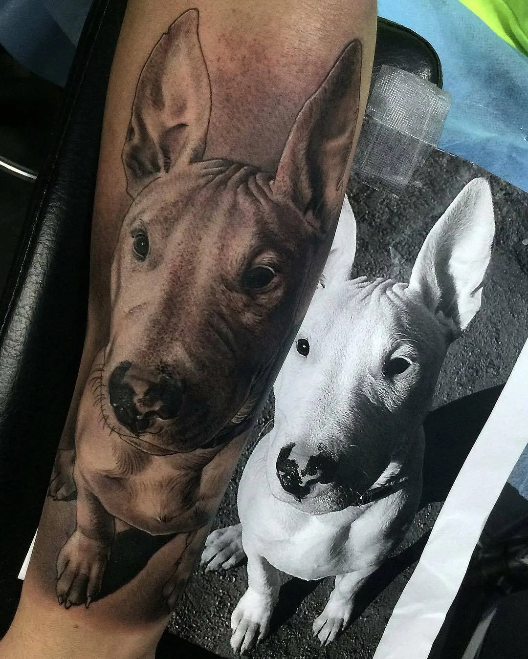 Tattoo artist Fred Thomas, black and grey portrait realistic tattoo | Spain