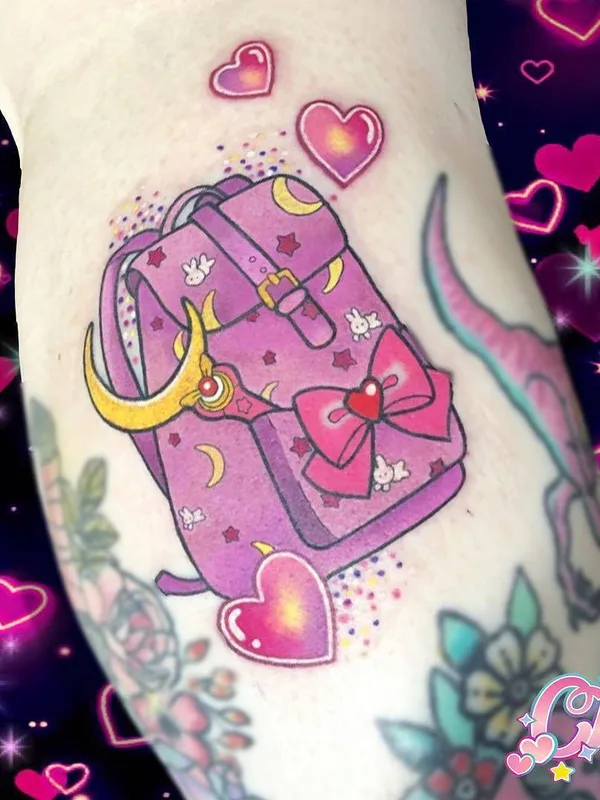 female color anime татуировка на forearm #27965 | Тату мастер Carly Kawaii Kroll
