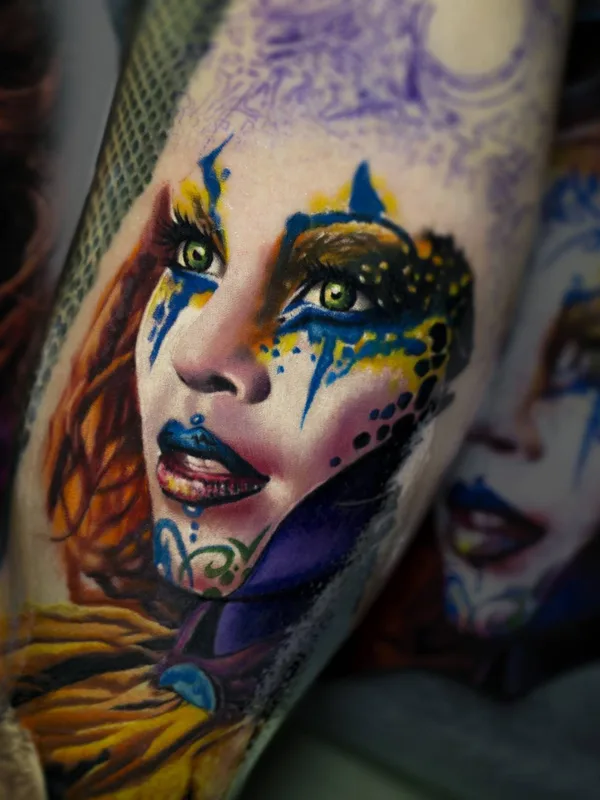 female color realism 타투 부위 forearm #28059 | 타투이스트 Олег Шепеленко