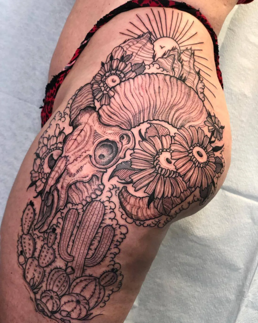 Tattoo artist Joseph Haefs, black authors linework tattoo | Las Vegas, USA