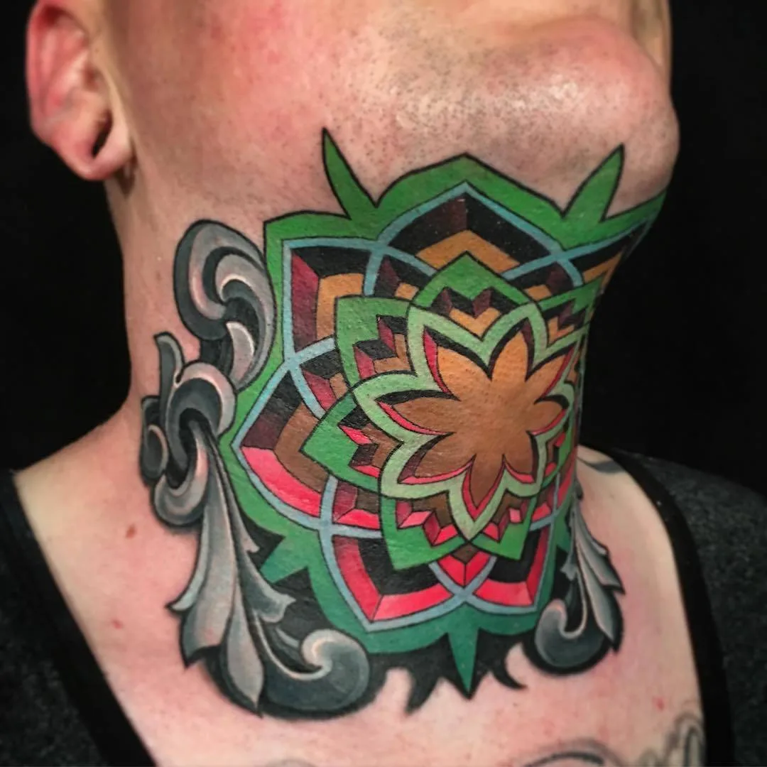 Tattoo artist Russ Abbott, seminar at 10th International Moscow Tattoo Convention, 25 May 2019
