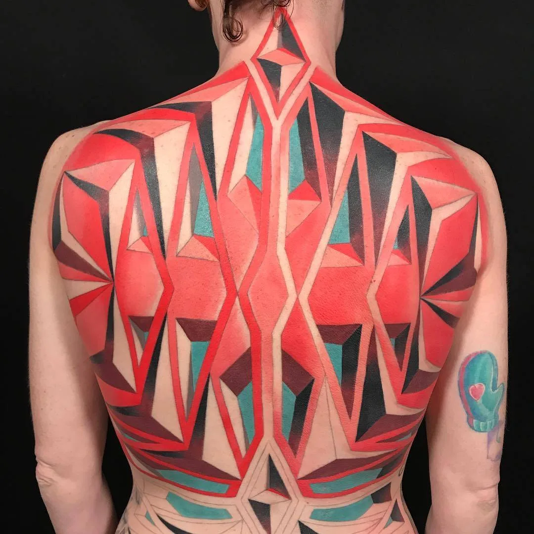Tattoo artist Russ Abbott, seminar at 10th International Moscow Tattoo Convention, 25 May 2019