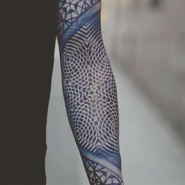 Geometric Geometric, Mandala tattoo on Forearm