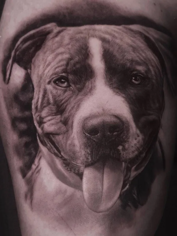 black and grey realism tattoo on upper arm #28543 | Tattoo Artist Ralf Nonnweiler
