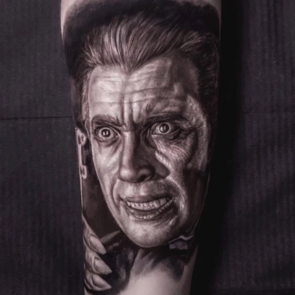 Realism Portrait tattoo on Forearm