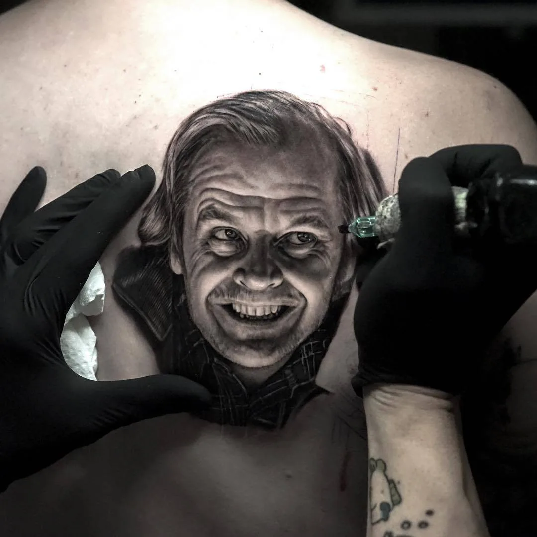 Tattoo artist Ralf Nonnweiler, black and grey portrait realistic tattoo | Germany