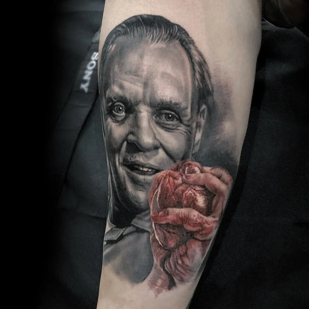 Tattoo artist Ralf Nonnweiler, black and grey portrait realistic tattoo | Germany