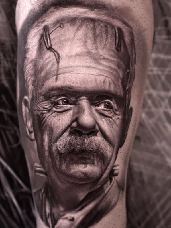 black and grey realism tattoo on upper arm #28534 | Tattoo Artist Ralf Nonnweiler