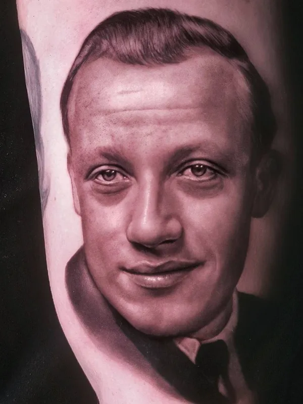 male black and grey realism tattoo on forearm #28544 | Tattoo Artist Ralf Nonnweiler
