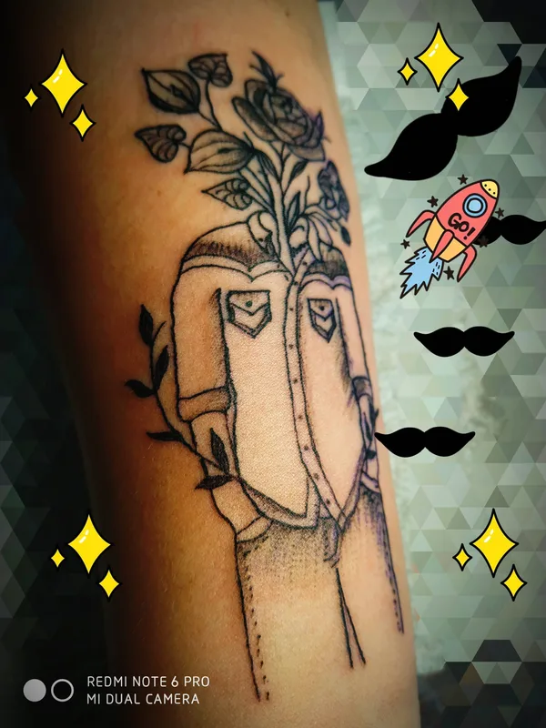 black sketch Tatuagem em forearm #28599 | Tatuador Anastasiya Mars