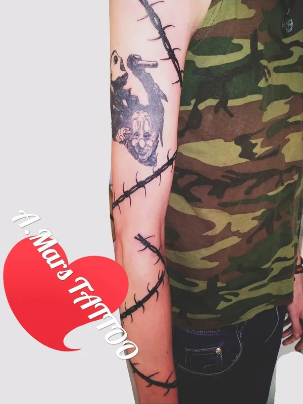 black and grey blackwork Tatuagem em forearm #28600 | Tatuador Anastasiya Mars