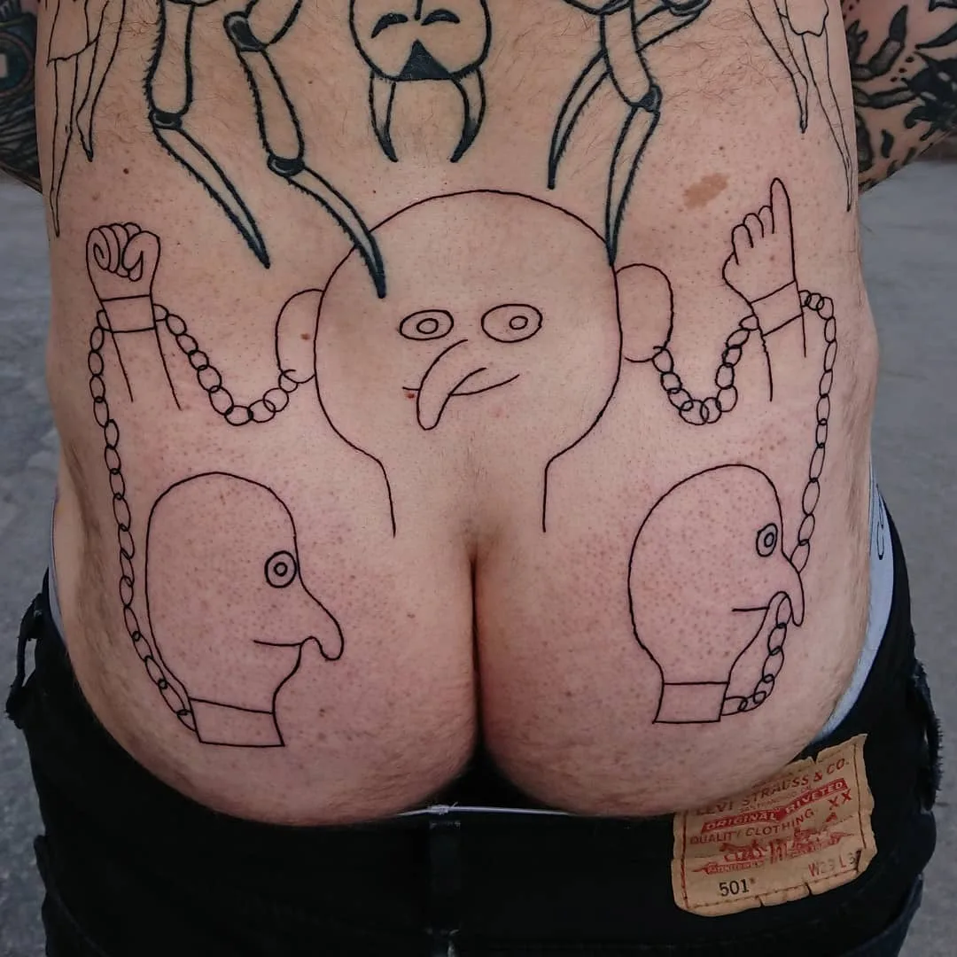 Tattoo artist Tato Coco, authors tattoo, primitivism, memes | Stockholm, Sweden