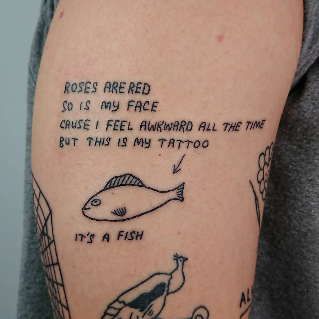 Tattoo artist Tato Coco, authors tattoo, primitivism, memes | Stockholm, Sweden
