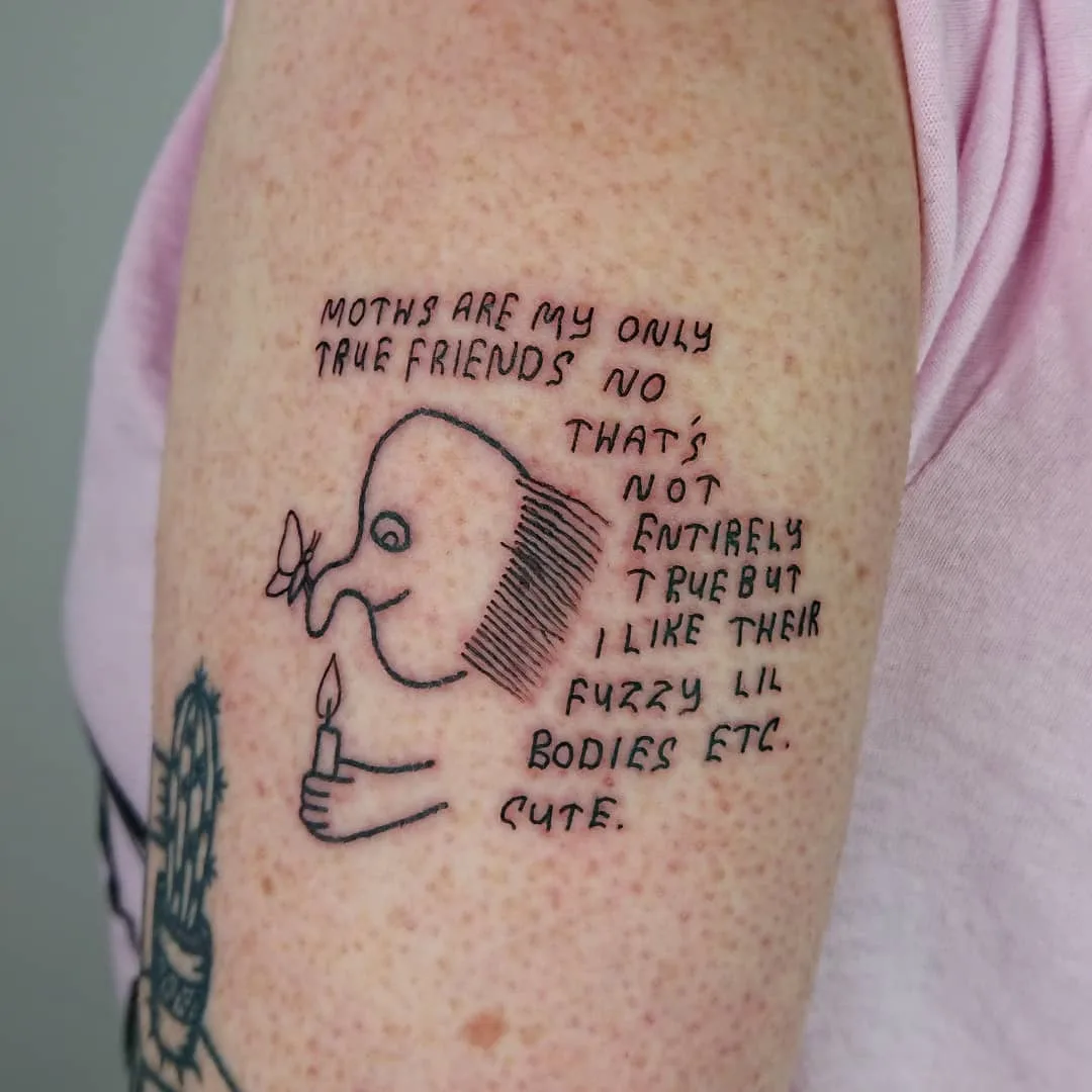 Tattoo artist Tato Coco, authors tattoo, primitivism, memes | Stockholm, Sweden