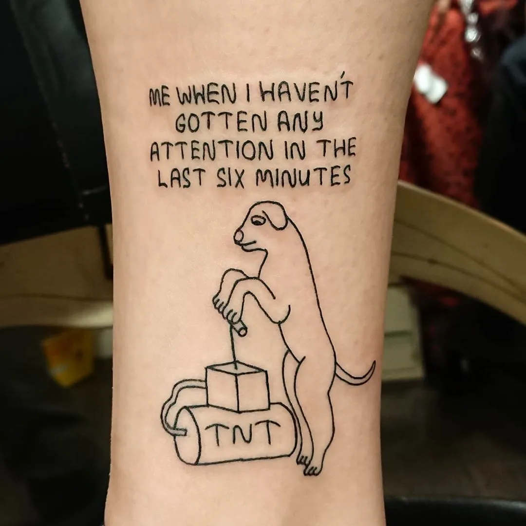 Tattoo artist Tato Coco, authors tattoo, primitivism, memes | Stockholm, Sweden