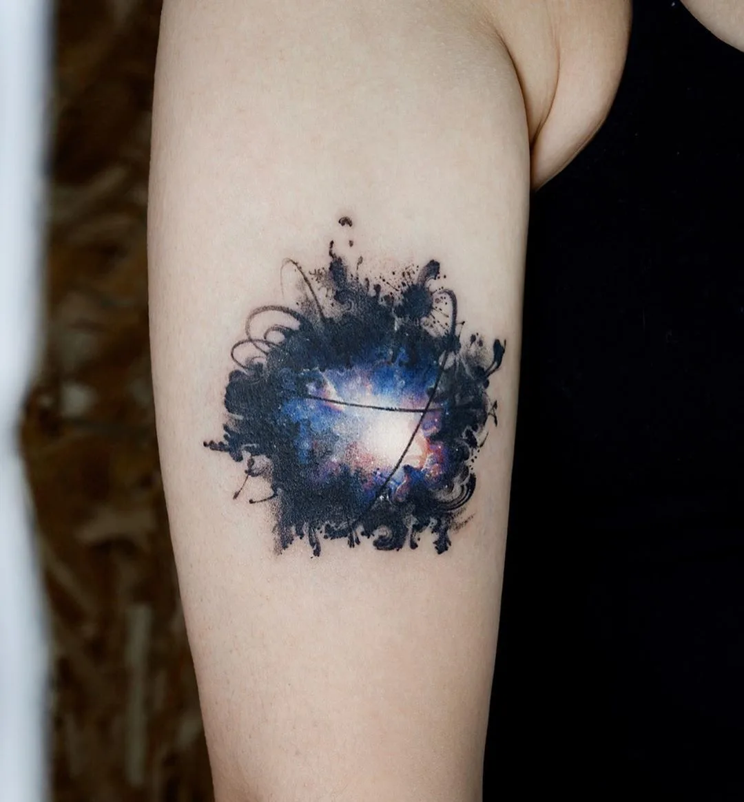 Tattoo artist Ati, watercolor, graphics, oriental tattoo | Korea