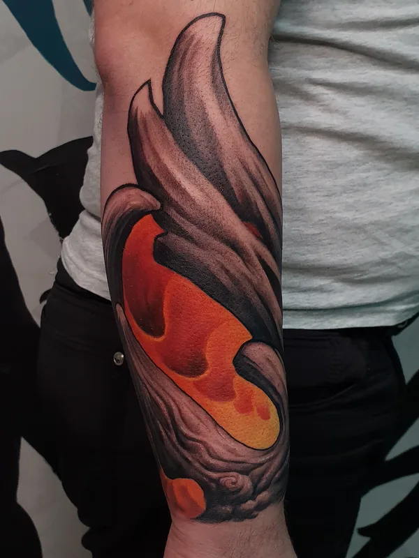 male color illustrative татуировка на forearm #34884 | Тату мастер Михаил Хвостенко