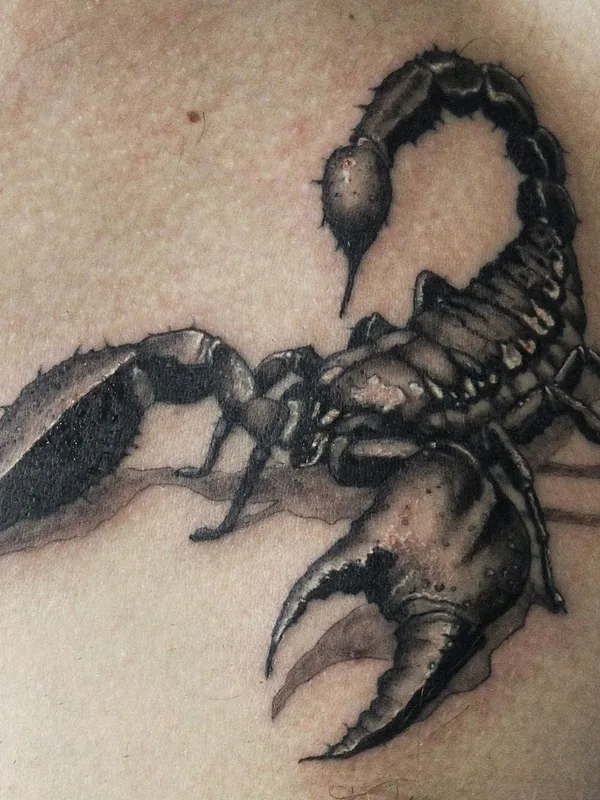 black and grey realism Tatuaggio su chest #35122 | Tatuatore Nikita Kotlyuba