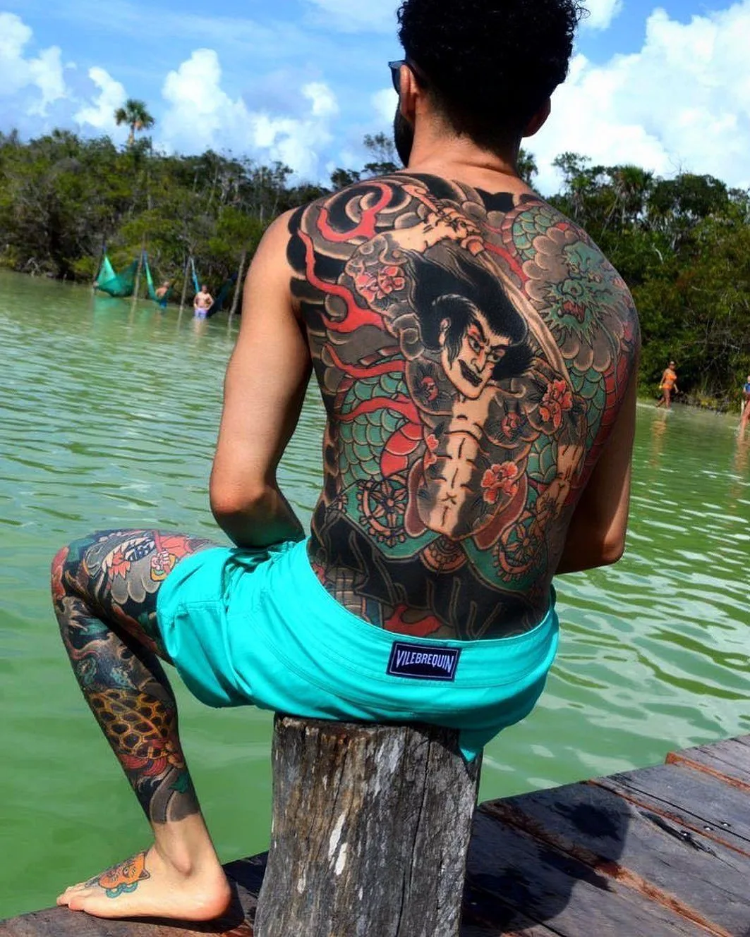 Artista del tatuaggio Ian Det, tatuaggio tradizionale giapponese a colori, tatuaggio orientale | Roma, Italia