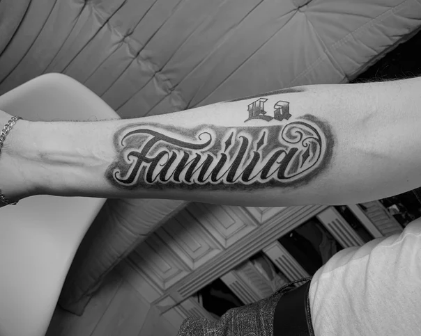 Lettering Lettering tattoo on Forearm