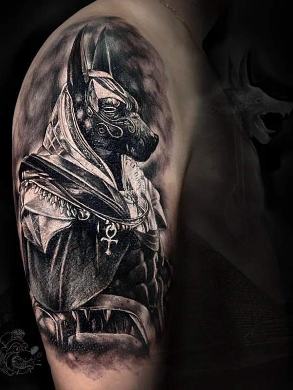 black and grey black and grey татуировка на shoulder #49610 | Тату мастер Александр Водолагин